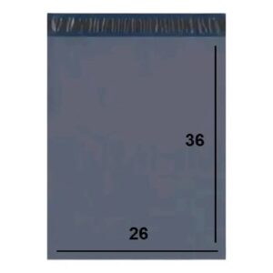Envelope de Segurança Eco Cinza 26x36 cm com Lacre Inviolável - 1000 Unidades