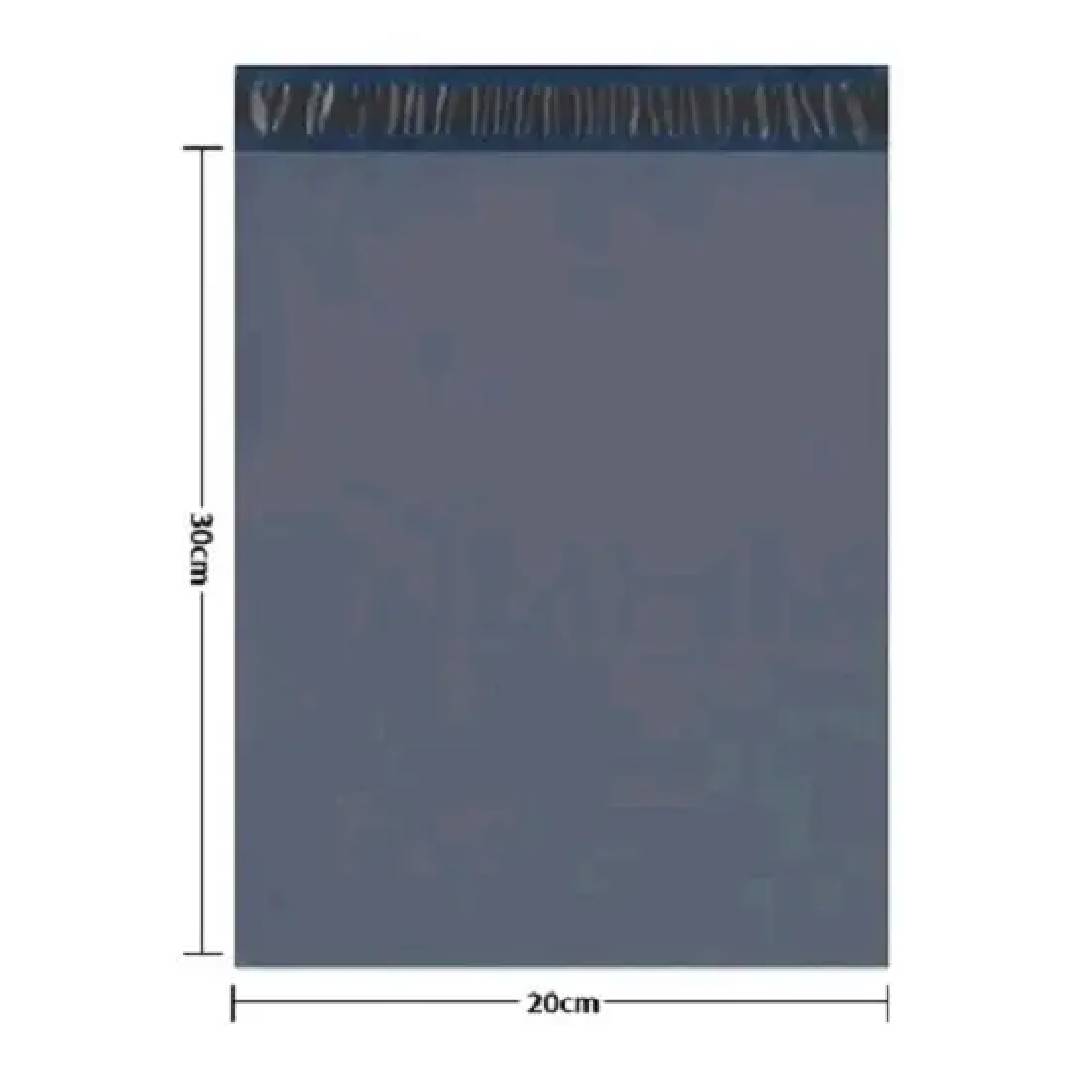 Envelope de Segurança Plástico Ecológico Cinza 20x30cm para Correios (250 Unidades) - Imagem 4