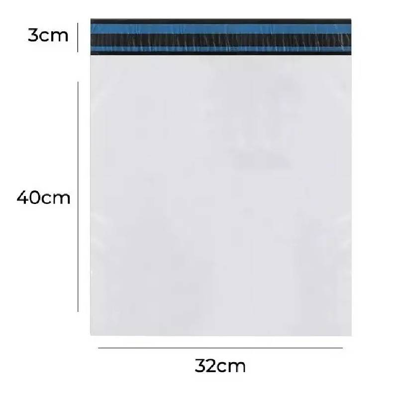 Envelope de Segurança Plástico Cinza 32x40cm para Correios e Sedex (1000 Unidades) - Imagem 2