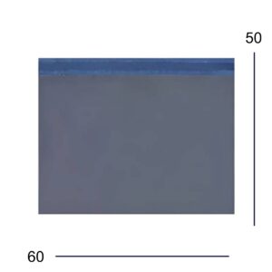 Envelope de Segurança Cinza Plástico 60x50cm (1000 Unidades)