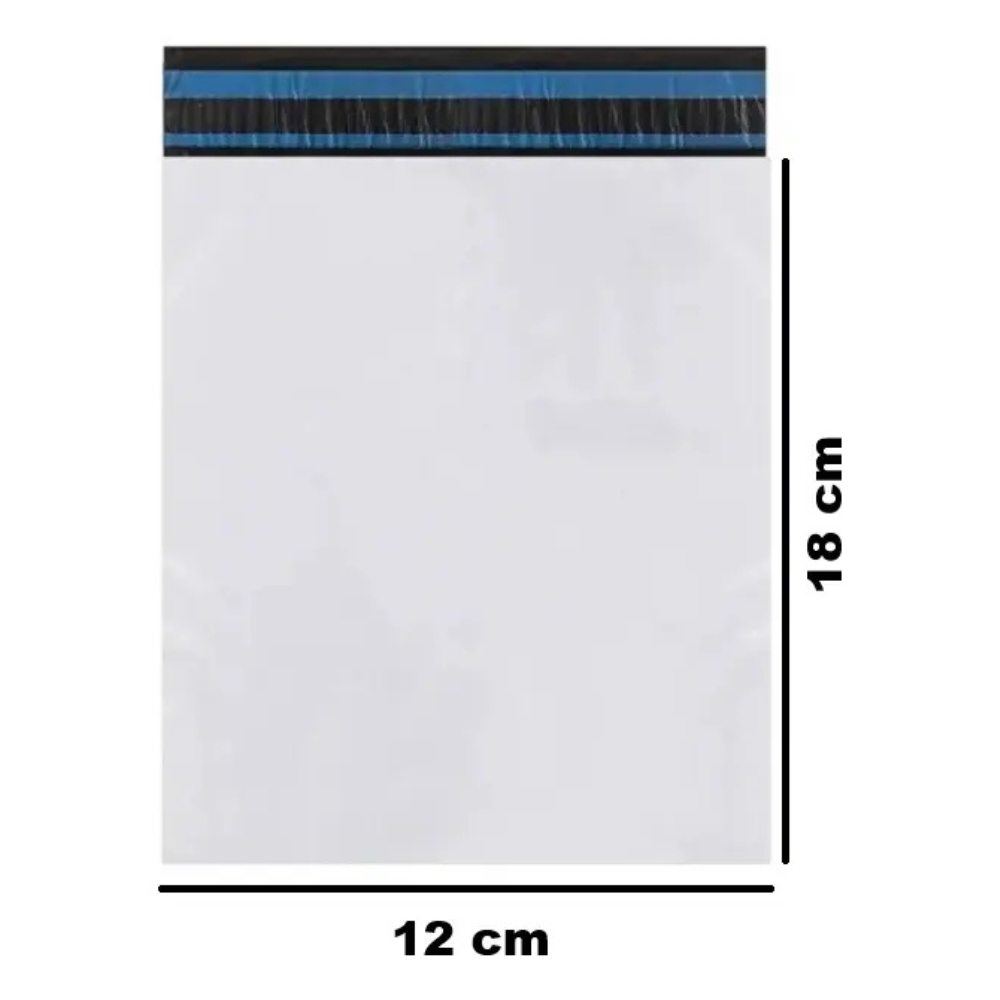 Envelope de Segurança Coex Branco 12x18 cm com Lacre Inviolável - 1000 Unidades