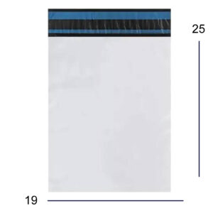 Envelope de Segurança Plástico Branco 19x25cm com Efeito Blackout para Correios