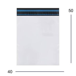 Envelope de Segurança Plástico Branco 40x50cm com Efeito Blackout (50 Unidades)