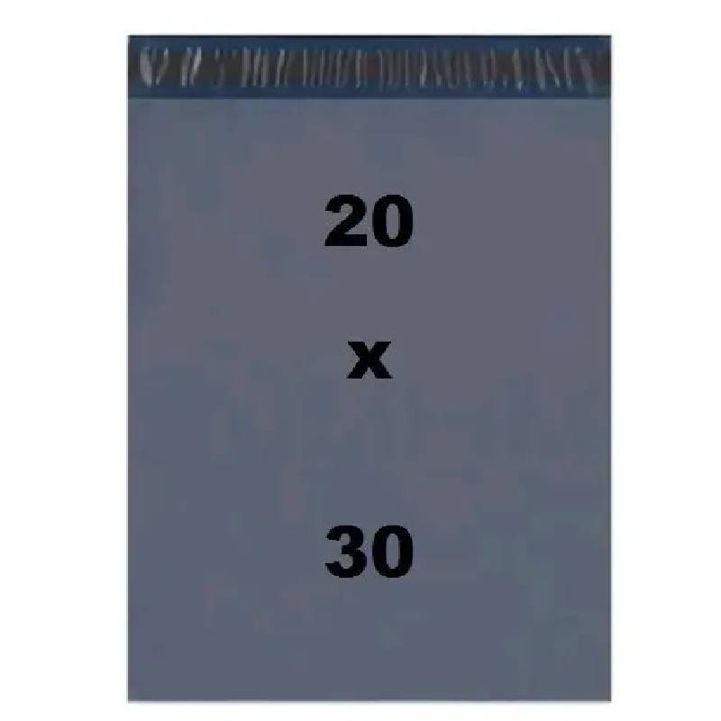 Envelope de Segurança Plástico Cinza 20x30cm (500 Unidades)