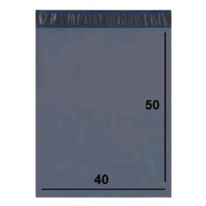 Envelope de Segurança Plástico Cinza 40x50cm para Correios, Sedex e E-commerce 2
