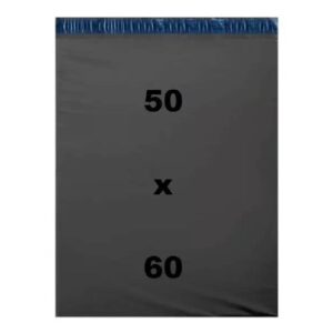 Envelope de Segurança Plástico Cinza 50x60cm Reforçado para Correios e Sedex