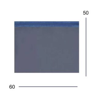 Envelope de Segurança Plástico Ecológico Cinza 60x50cm para Correios (100 Unidades)