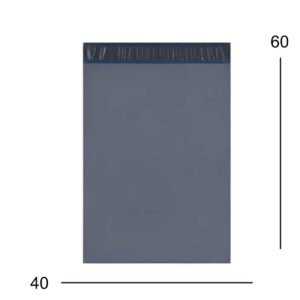 Envelope de Segurança Plástico Preto 40x60cm Ecológico (100 Unidades)
