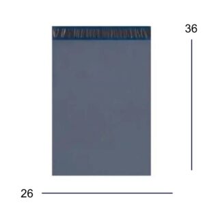 Envelope de Segurança Plástico Reciclado 26x36cm (100 Unidades)