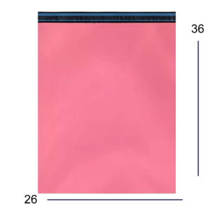 Envelope de Segurança Plástico Rosa Pink 26x36cm com Efeito Blackout
