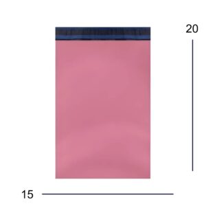 Envelope de Segurança Rosa Bebê 15x20 cm com Lacre Inviolável - 100 Unidades