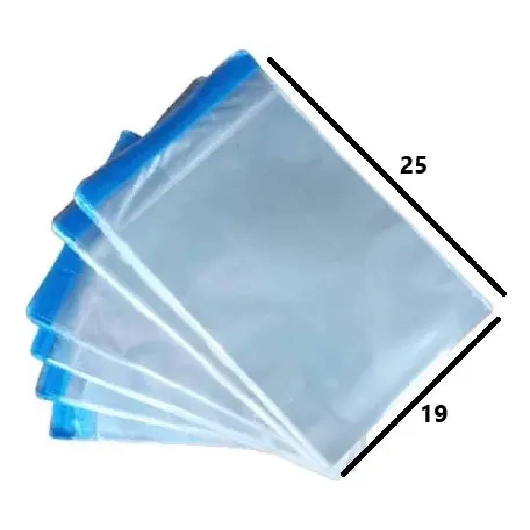 Saco Plástico Adesivado PE Transparente 19x25cm para Envios Full (1000 Unidades) - Imagem 2