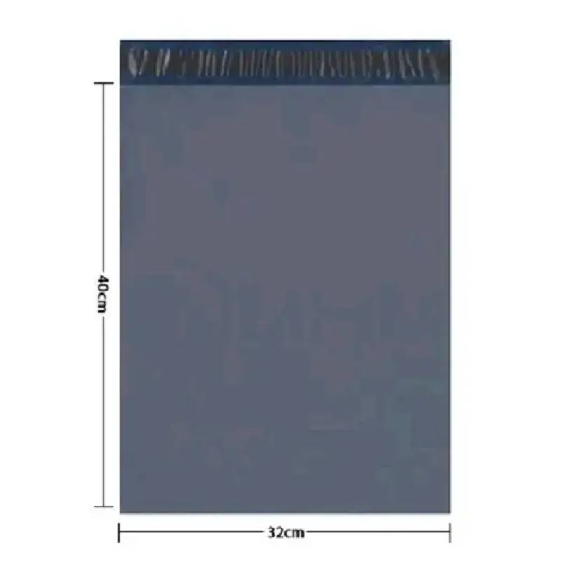 Envelope de Segurança Plástico Ecológico Cinza/Preto 32x40cm para Correios (1000 Unidades) - Imagem 2