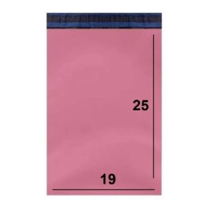 Saco Lacre Sedex Correios Inviolável 19x25 Rosa Pink 1000 U