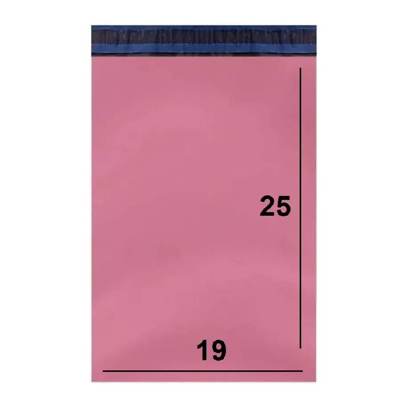 Saco Lacre Sedex Correios Inviolável 19x25 Rosa Pink 1000 U
