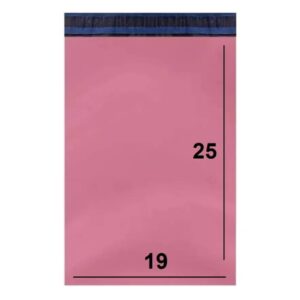 Saco Lacre Sedex Correios Inviolável 19x25 Rosa Pink 500 Uni