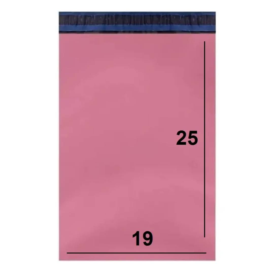 Saco Lacre Sedex Correios Inviolável 19x25 Rosa Pink 500 Uni
