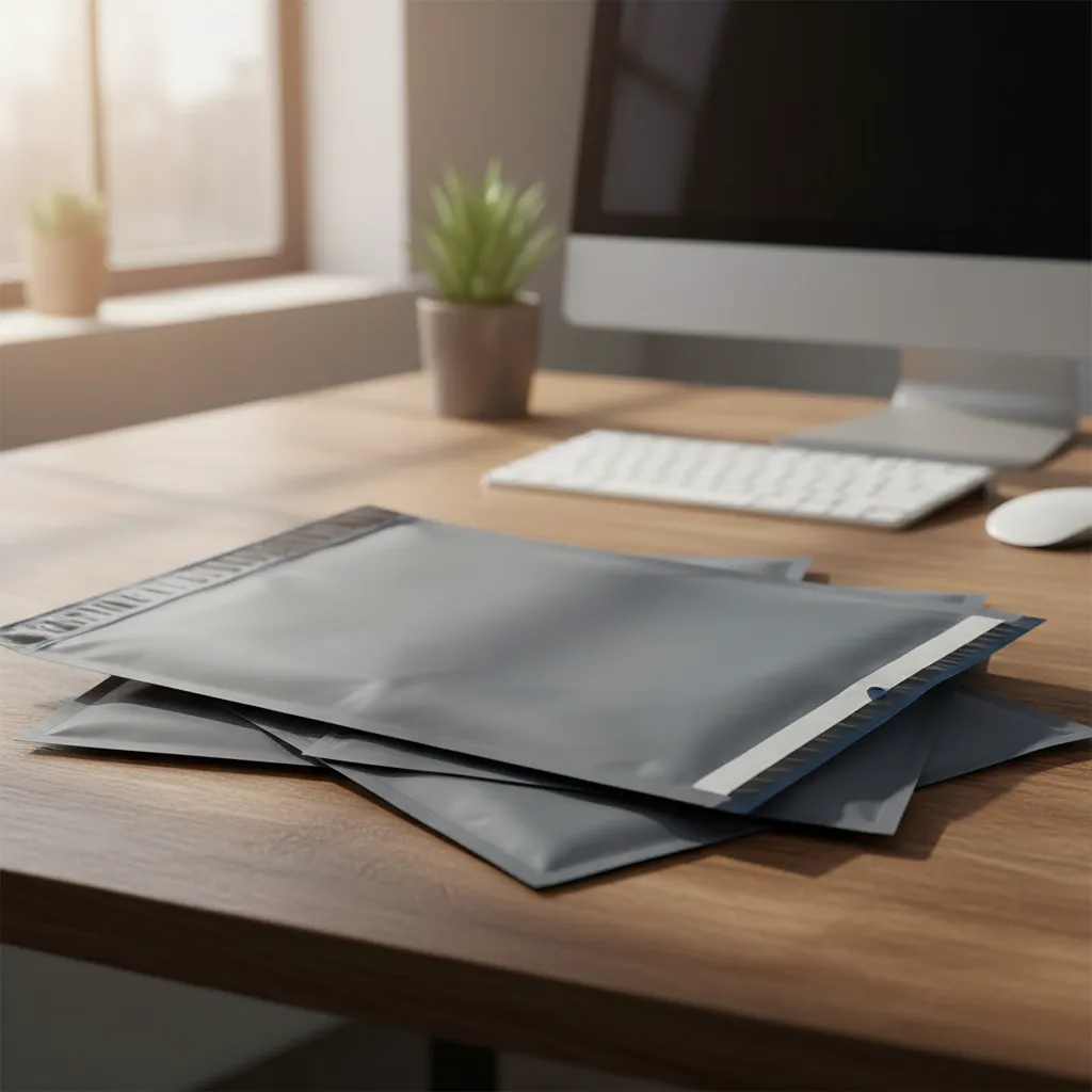 Envelope de Segurança Plástico Ecológico Cinza 26x36cm para Correios (1000 Unidades) - Imagem 4