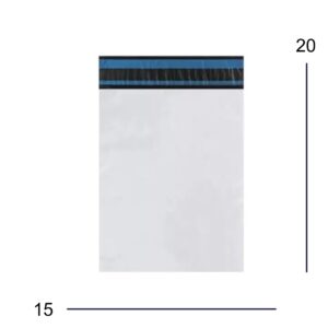 Envelope de Segurança Coex Branco 15x20 cm com Lacre Inviolável - 100 Unidades
